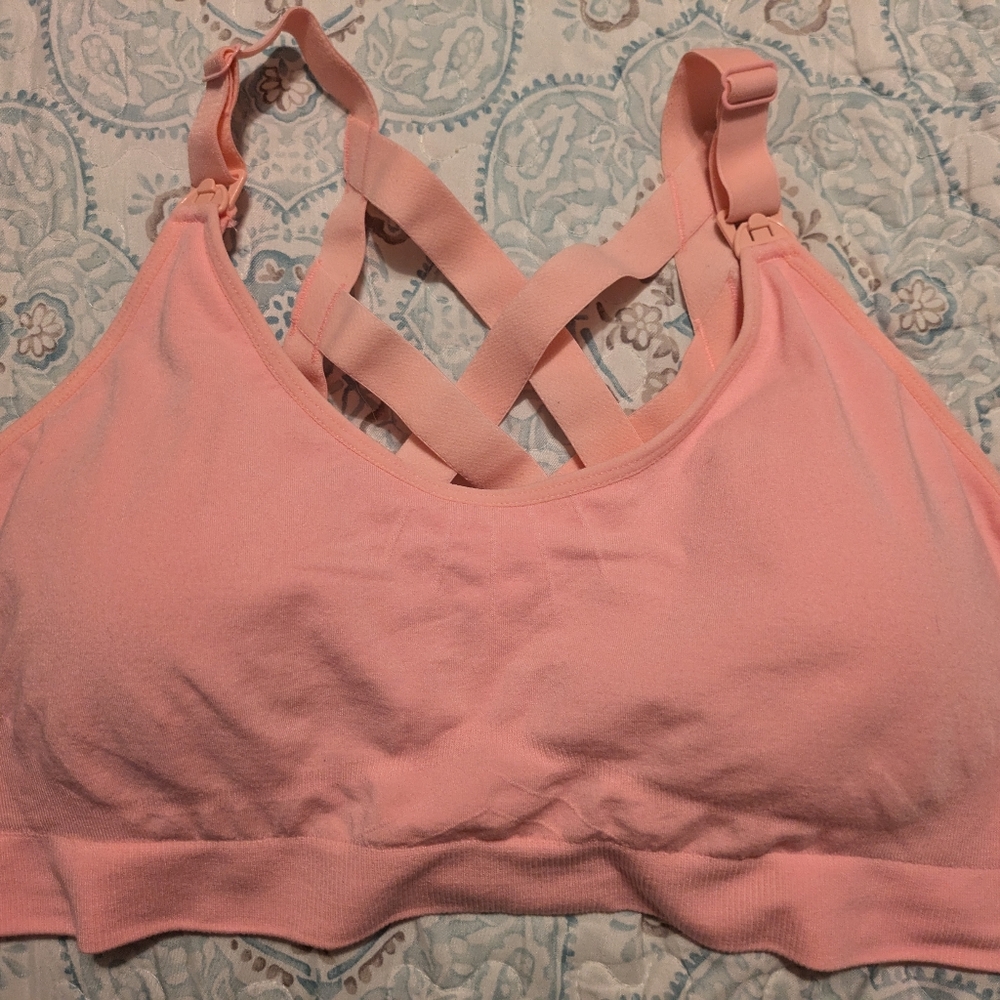 Bamboobies super strappy nursing bra large